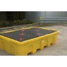 Nestable Double IBC Spill Pallet outside