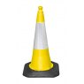Dominator Traffic cone, 75cm, 2 Piece with Sealbrite Sleeve, Yellow
