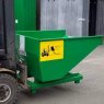 Empteezy Construction Site Roll Forward Skip - 1.2m³ on legs