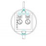 Sewage Pumping station top Diagram