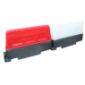 Pack (2) Mirus Self Weighted Barriers, one Red and one White