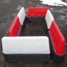 Pack (2) Mirus Self Weighted Barriers, one Red and one White