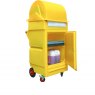 Dispensing Roll Mobile Maintenance Cabinet with Lockable Door