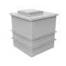 1220 Litre GRP Water Tank - Two Piece Insulated