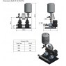 Stuart Turner Stuart Turner Aquaboost iBolt Horizontal Twin Booster Pump 0903 2H-CMT/24 260 L/MIN @ 2.6 BAR