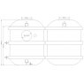 2800 Litre Underground Potable Water Tank diagram