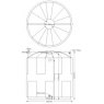 7000 Litre Underground Potable Water Tank diagram