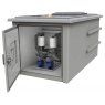 500 Litre GRP Pump Enclosure with built in tank and Twin pump 160L/Min Max 1000-500