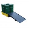 Romold 4 Drum Spill Pallet with 4-way FLT Access