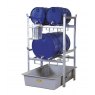 Drum Rack for 2 x 205L Drums with GRP Sump Pallet 2