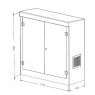 Kingspan Parts GRP Kiosk - Double Door