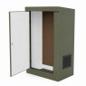 GRP Enclosure - 750mm x 500mm x 1250mm - Single Door open