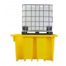 Nestable IBC Spill Pallet with Drip Tray with IBC side view
