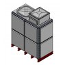 5315 Litre GRP Sectional Water Tank, 2x1x2 Totally Internally Flanged, AB Airgap (TIF)