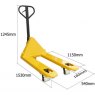 Titan Load Restraints 2500kg Pallet Truck with Covered Handles