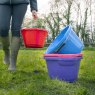 Gorilla Plas Shallow Bucket 10L in a field