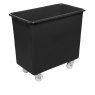 200 Litre Plastic Container / Trolley / Truck - Recycled Black