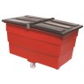 350 Litre Split Lid Plastic Container / Trolley / Truck with lid