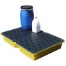 Spill drip tray with grate, 104 Litre