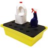 Spill drip tray with grate, 22 Litre