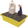 Spill drip tray with grate, 22 Litre