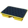 Spill drip tray with grate, 43 Litre