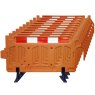 Pack (10) Firmus 2 metre Pedestrian Barrier